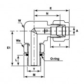 V-Lok 포지션너블타입피팅 엘보하프유니온(G)