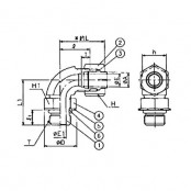 KLO O링가스켓형엘보니플
