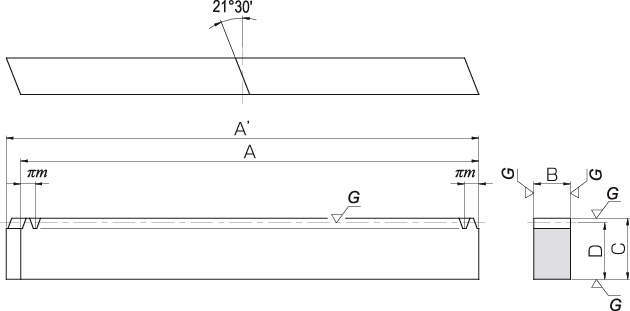 KRHG 연마헬리컬 랙기어