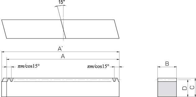 SRH 헬리컬 랙기어