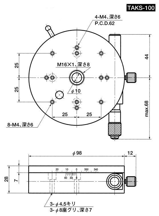 TKSP/TAKS 조미동회전스테이지