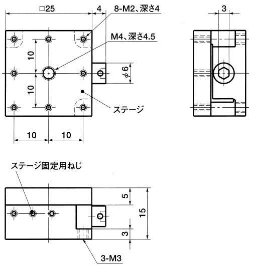 TAS 소형X축블록스테이지