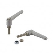 LDMS-LA 클램프레버(풀림방지너트부착형(수나사·스테인레스)