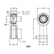 RBM 로드엔드(몰드형) 암나사