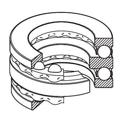 복식스러스트볼베어링