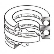 복식스러스트볼베어링