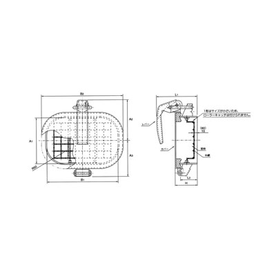 원터치창 하이네크형 망붙이타입(롤러캐치식)