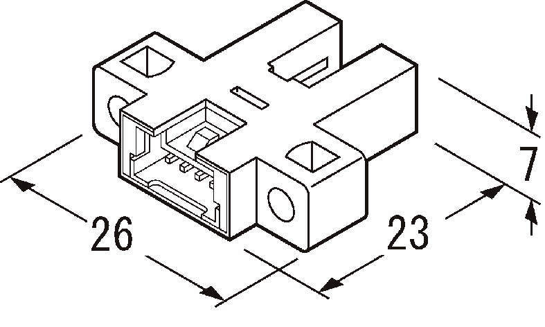 컨넥터내장·ㄷ자형형마이크로포토센서(앰프내장) PM-64시리즈