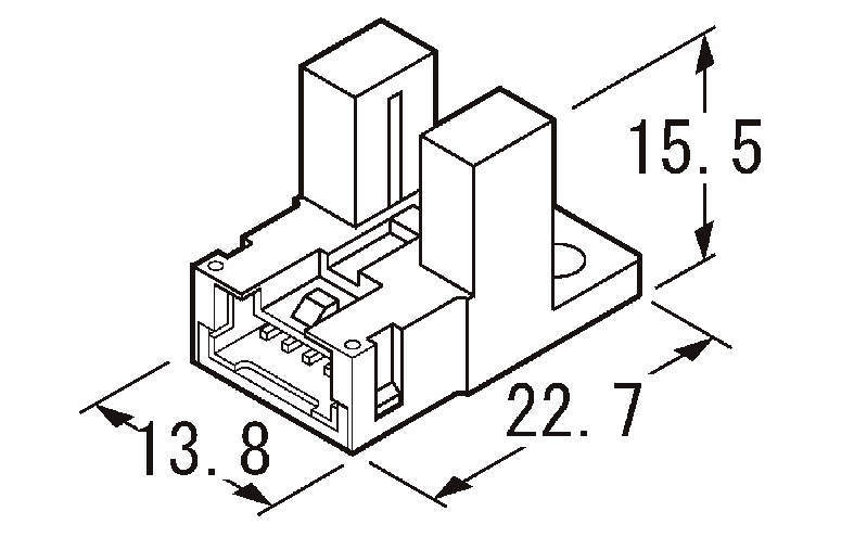 컨넥터내장·ㄷ자형형마이크로포토센서(앰프내장) PM-64시리즈