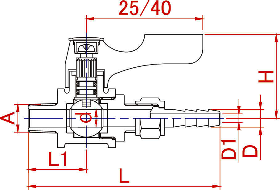 에이스볼 스트레이트형 BY 호스조인트형