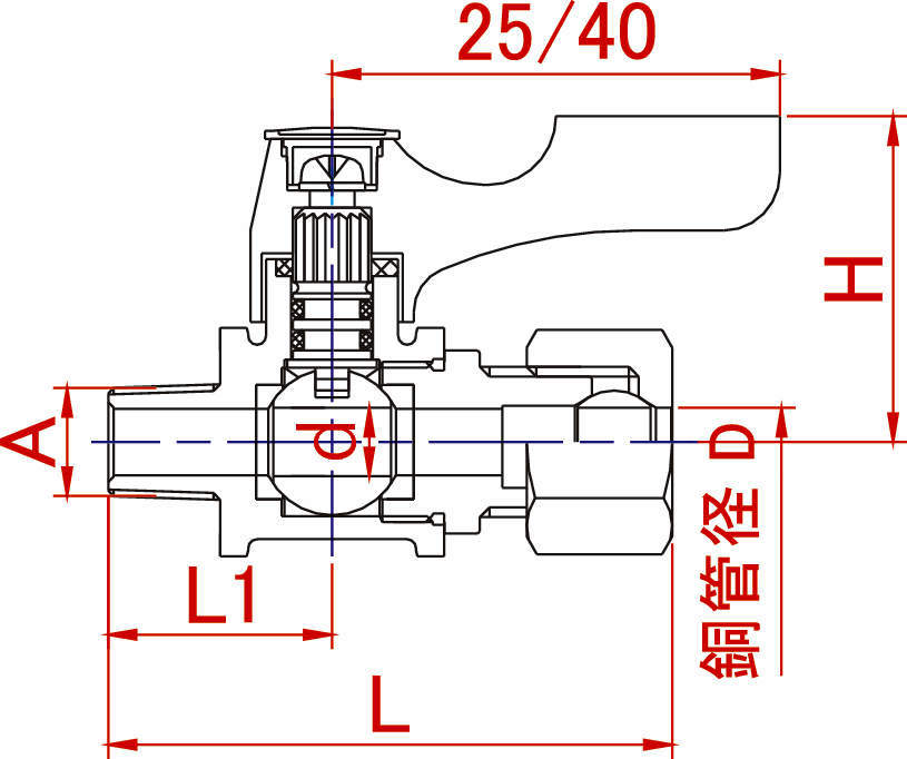 에이스볼 스트레이트형 BR 동관용링형