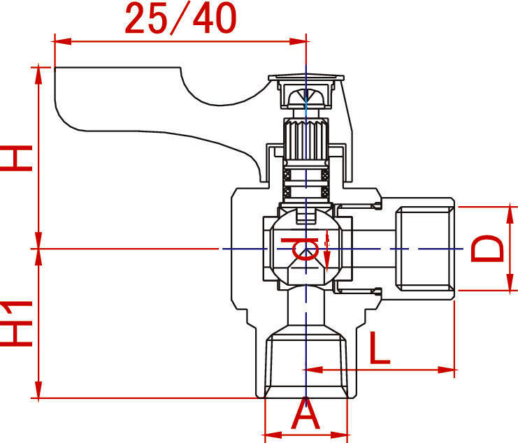 에이스볼 앵글형 BW 양안쪽나사형