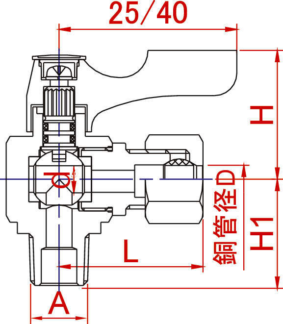 에이스볼 앵글형 BR 동관용링형