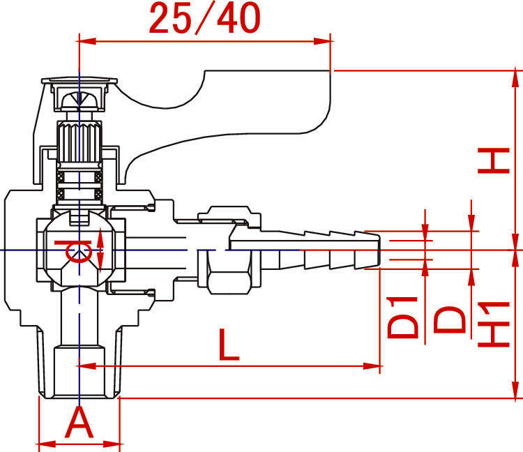 에이스볼 앵글형 BY 호스조인트형
