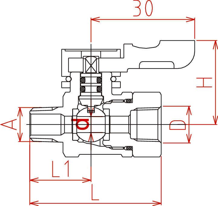 에이스볼-21 UM 바깥안쪽나사형