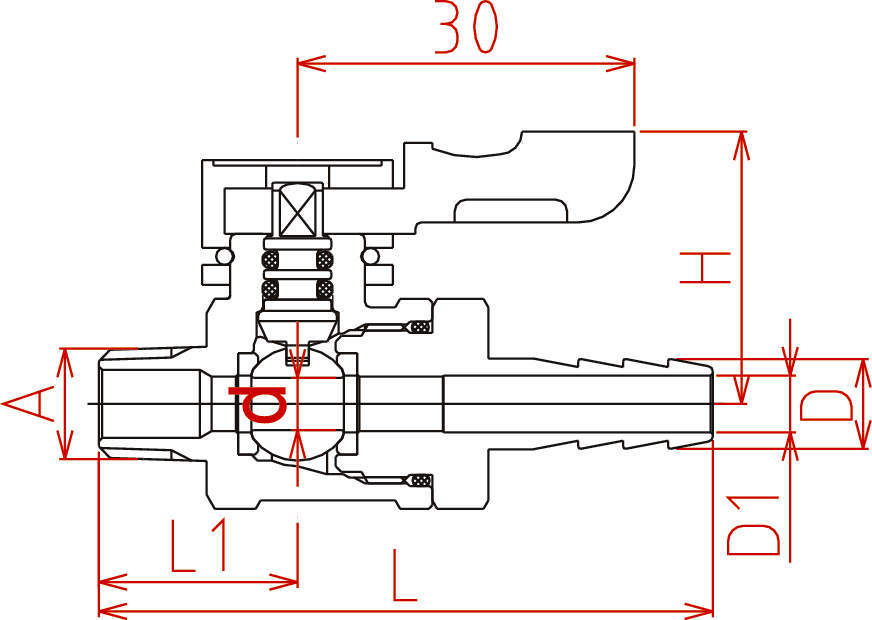 에이스볼-21 UH 호스니플일체형