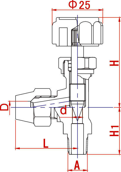 ciccolo 앵글형 CF 동관용플레어형