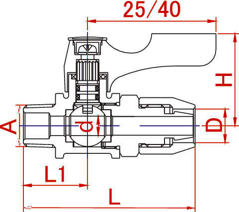에이스볼 스트레이트형 BU 우레탄튜브접속형