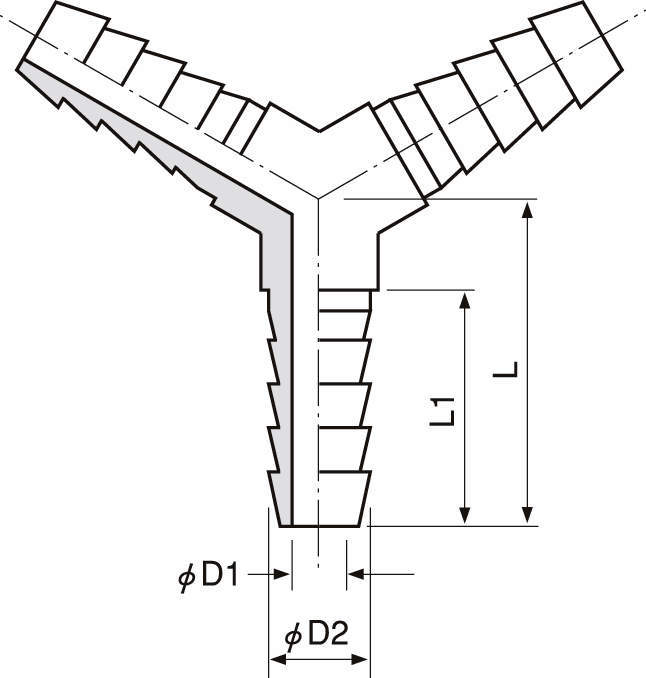 3방향피팅(도금처리)