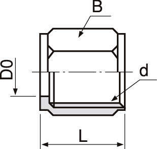 호스조인트용주머니너트