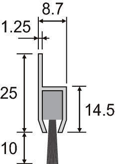바스트립브러시 H-TYPE
