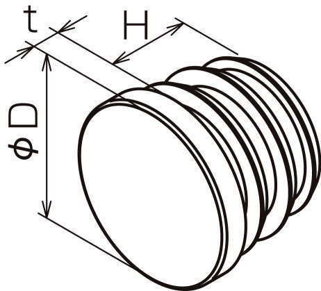 둥근파이프안쪽캡(수지)
