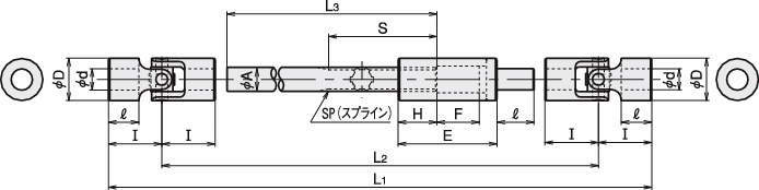 축딸린조인트 정밀타입H-P형