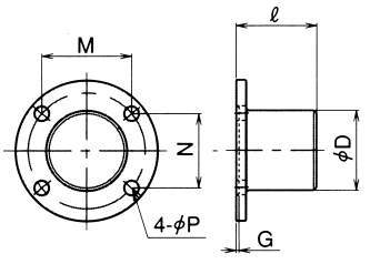축딸린조인트 KL형·KF형·KFD형용취부플랜지