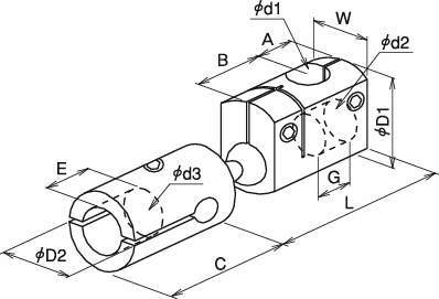 3차원브라켓 샤프트타입(수직취부)