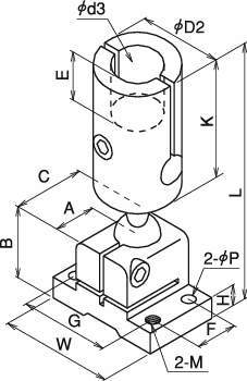 3차원브라켓 근접타입(수직취부)