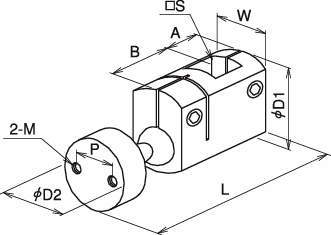 3차원브라켓 사각형구멍타입(나사취부)