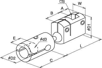 3차원브라켓 사각형구멍타입(수직취부)
