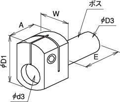3차원브라켓 보스타입