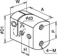 3차원브라켓 나사고정타입