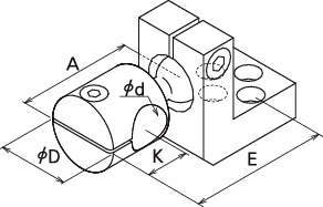 3차원브라켓 L형타입(샤프트원격취부)