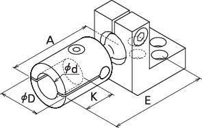 3차원브라켓 L형타입(샤프트원격취부)