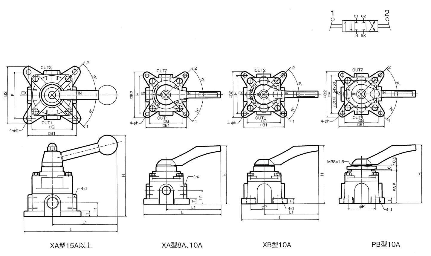 수동절환밸브(BN-4H41C시리즈)