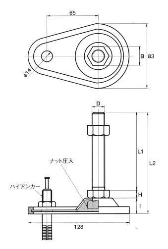 D-E3 앵커고정용 플라스틱부착