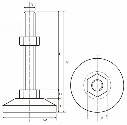 D-G(90Φ)／D-G2(60Φ) 접시러버타입