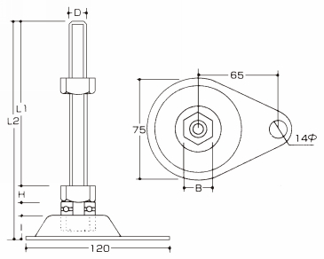 WD-E2 앵커고정용(스러스트베어링장착)