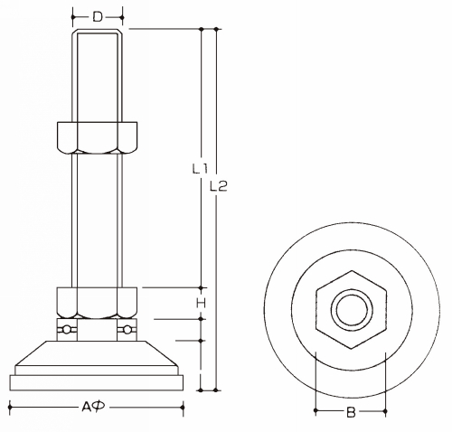 WD-C-L／WD-C-L·S 롱나사타입
