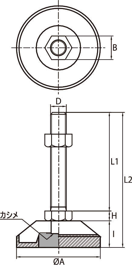 D-C3-R 중량용(H) 러버부착(접시와이드타입)