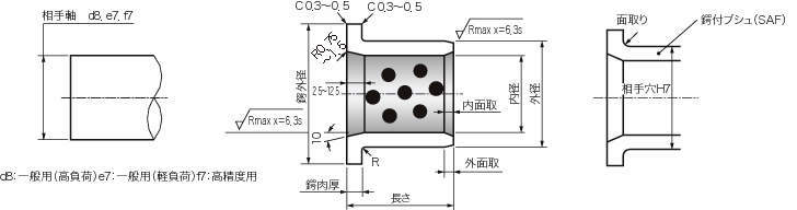 다이슬라이드 차양붙이부시 SAF