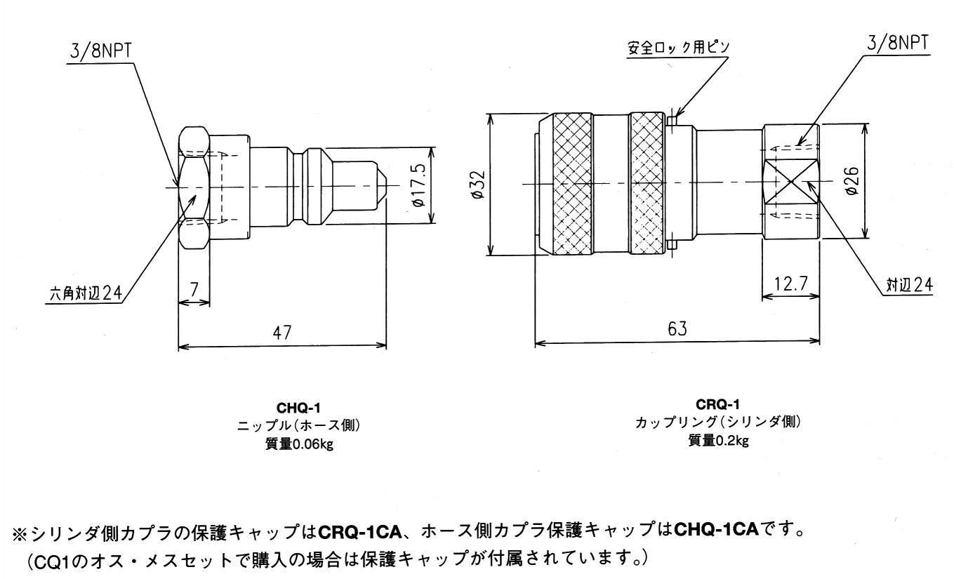 원터치커플러CRQ, CHQ시리즈