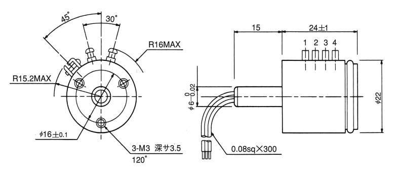 통신·제어용슬립링　SPM형시리즈