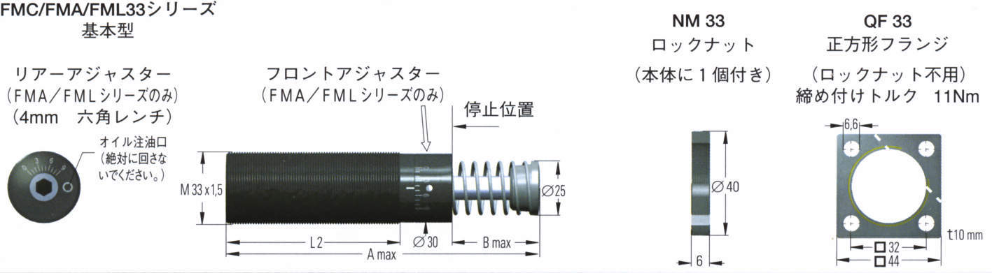 매그넘시리즈 자력보정형FMC33·조정형FMA／FML33시리즈
