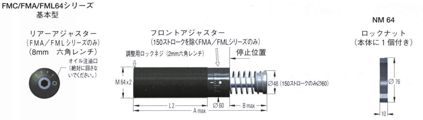 매그넘시리즈 자력보정형FMC64·조정형FMA／FML64시리즈