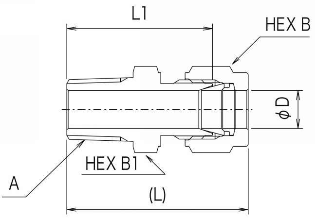 파워풀록 서머커플식하프유니온(R나사)