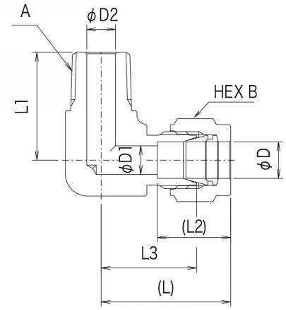 파워풀록 엘보하프유니온(R나사)
