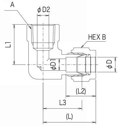 파워풀록 엘보게이지유니온(Rc나사)